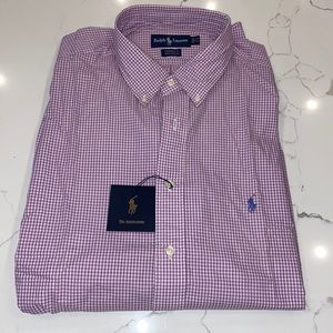 Ralph Lauren purple button down -brand new with tags